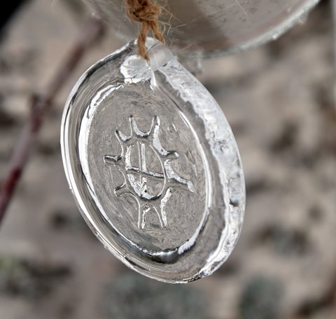 Glass pendant Biejvve - the sami sun 