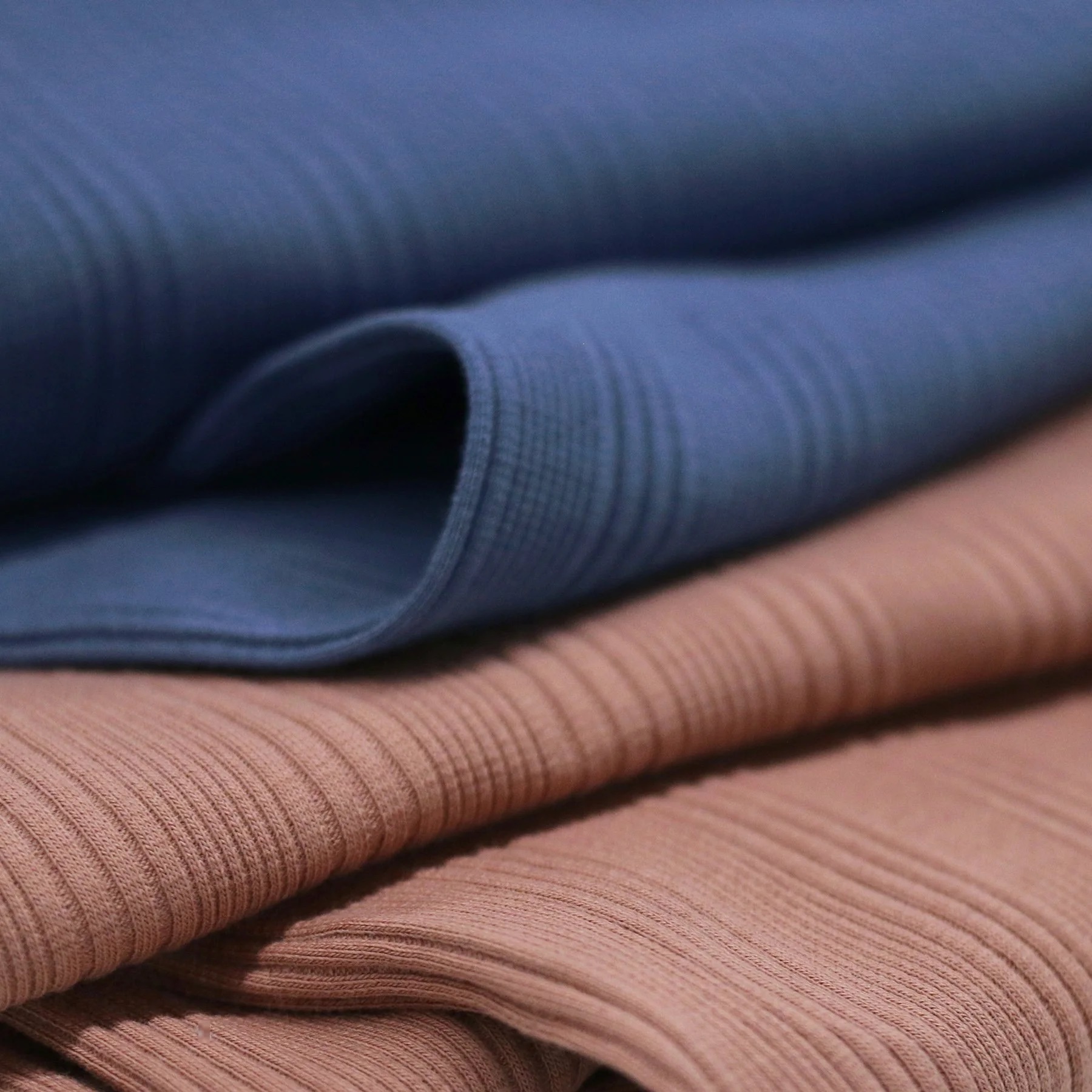 STRIPE RIBBAD JERSEY - BEIGE - 2
