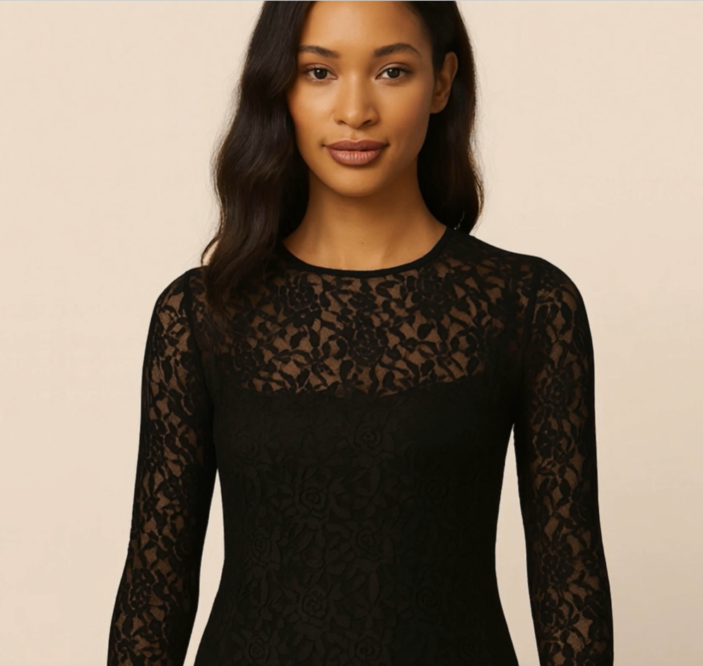 STRETCH LACE - WHITE - 3