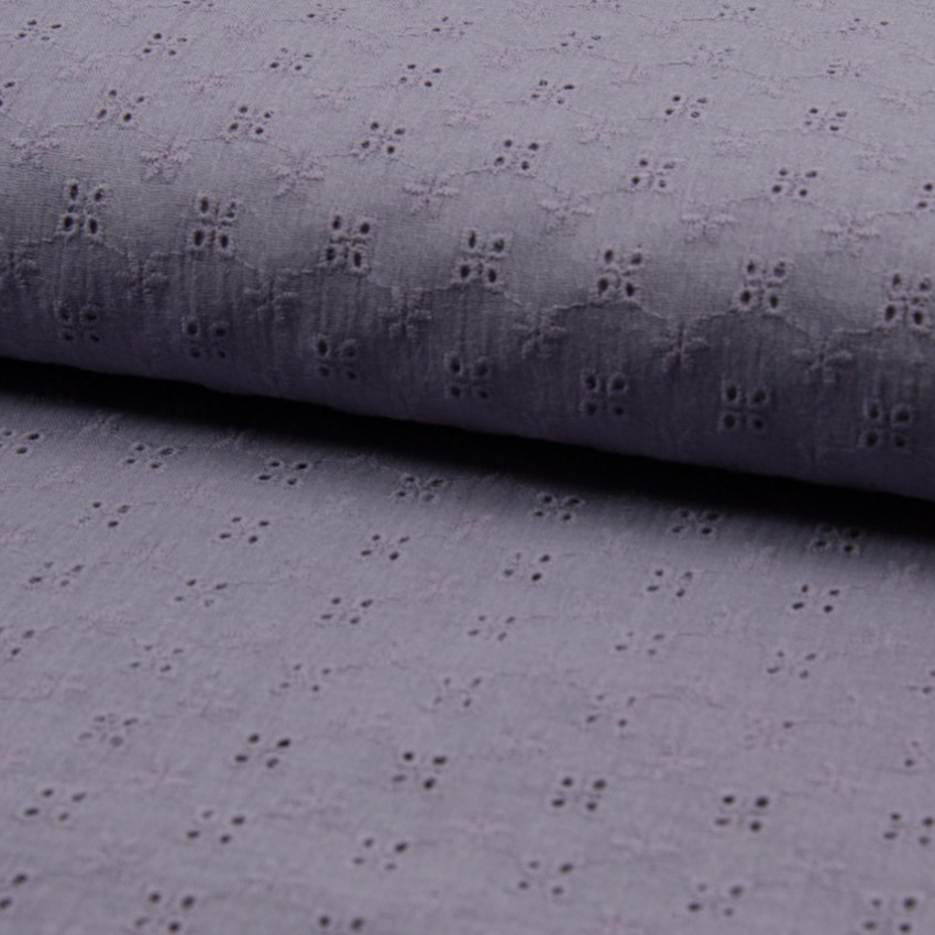 MUSLIN EMBROIDERY - DUSK LILAC