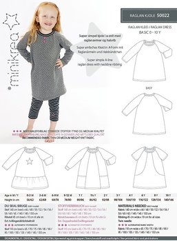 RAGLAN DRESS - MINIKREA 50022