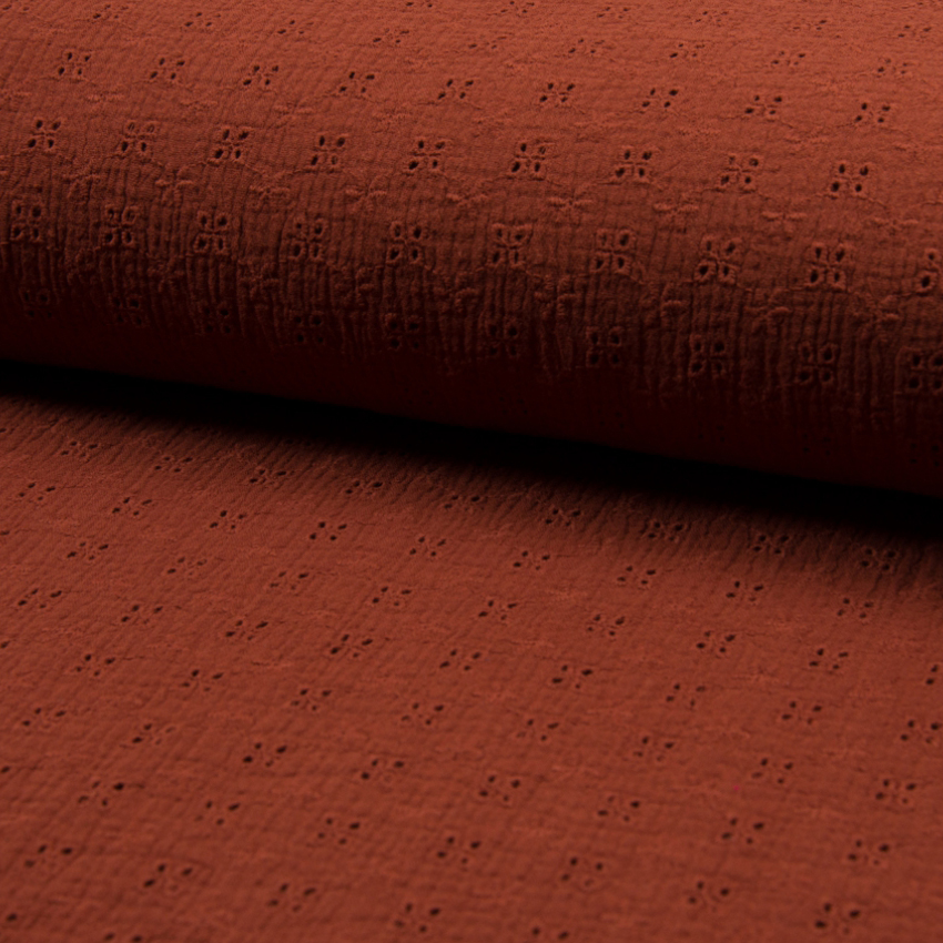 MUSLIN EMBROIDERY - TERRA