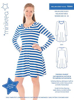 RAGLAN DRESS - MINIKREA 70044