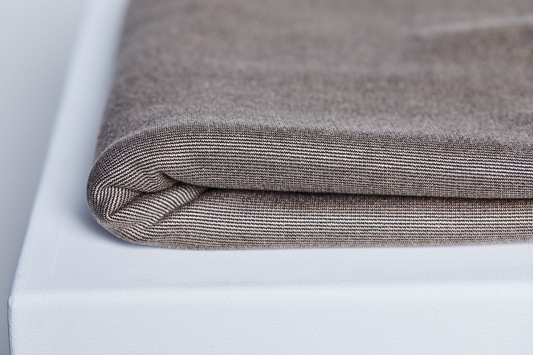 TEXTURED PONTE - WARM SAND