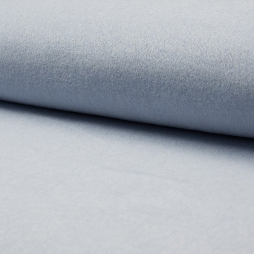 BOMULLS FLEECE - LIGHT BLUE EKO