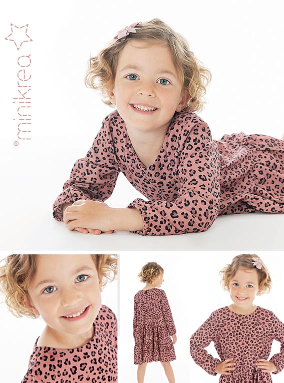RUFFLE HEM DRESS - MINIKREA 33030 - 3