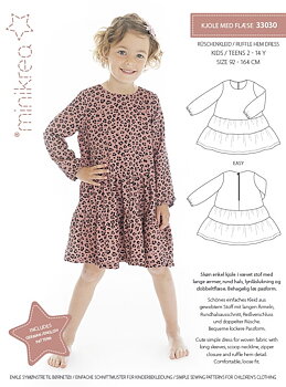 RUFFLE HEM DRESS - MINIKREA 33030