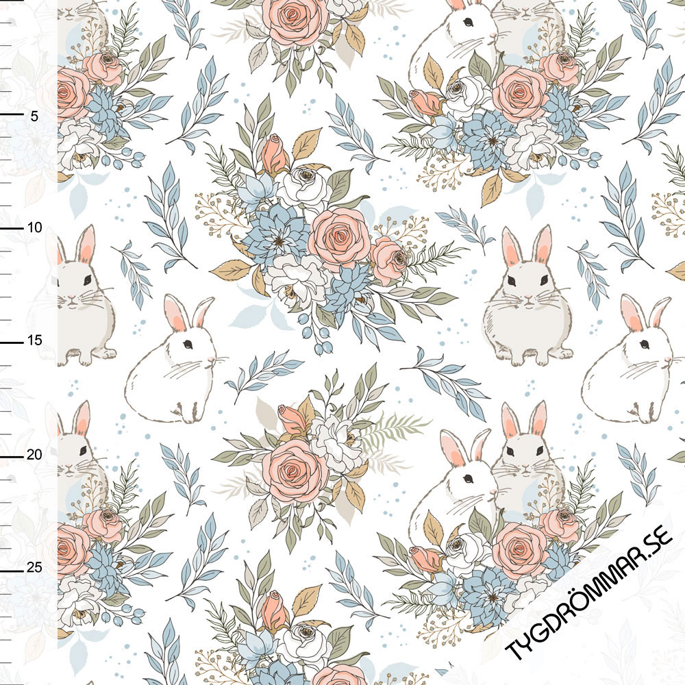 GARDEN BUNNIES - WHITE