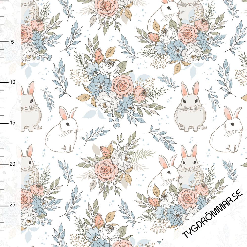 GARDEN BUNNIES - WHITE