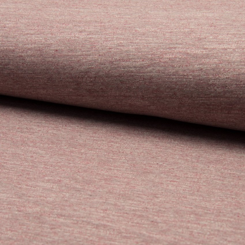 COLLEGE - WINE/GRAY MELANGE BRUSED
