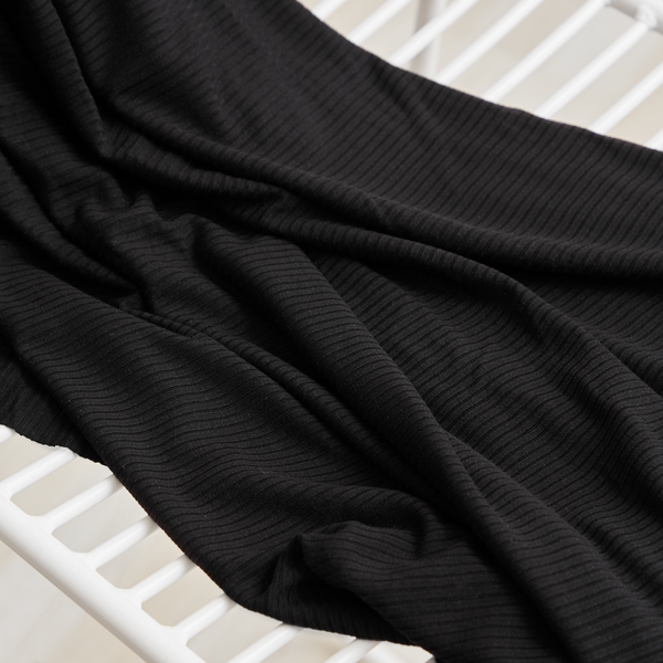 DERBY RIBBED - BLACK