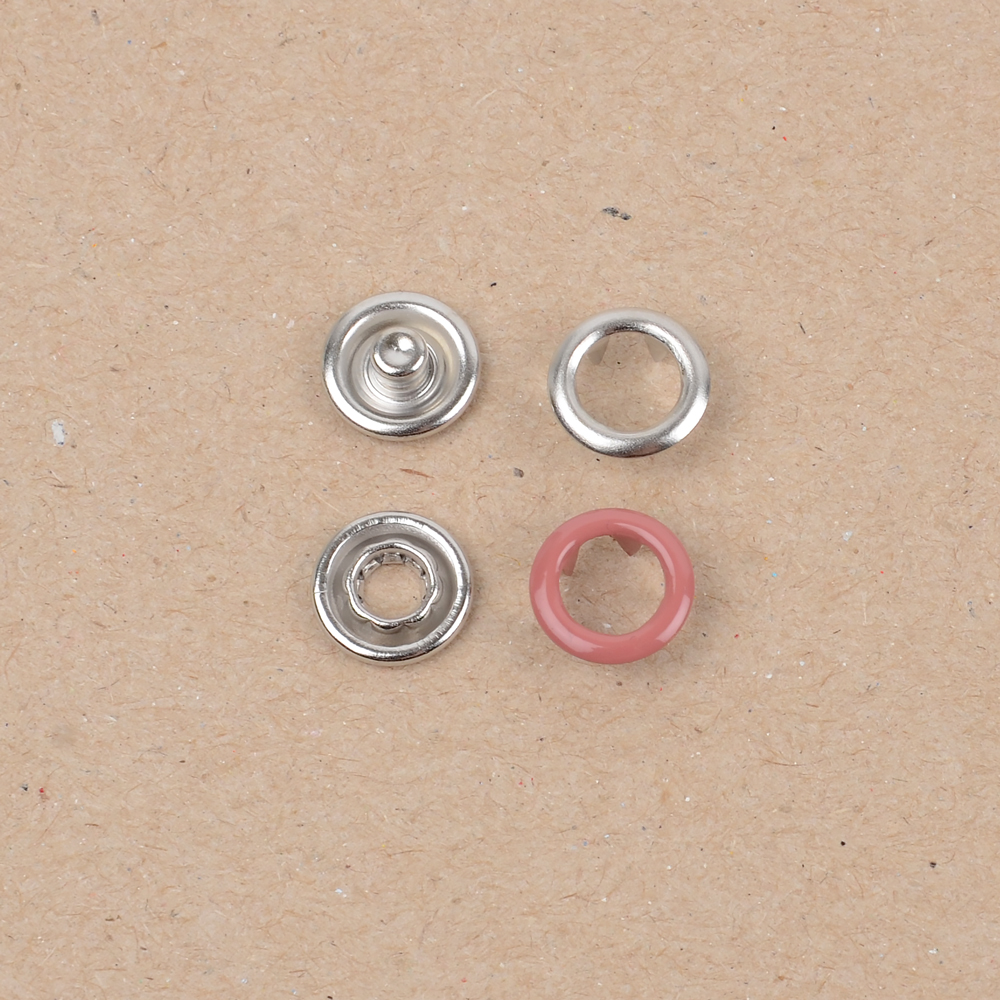 SNAP BUTTON -   LIGHT MARSALA - 3