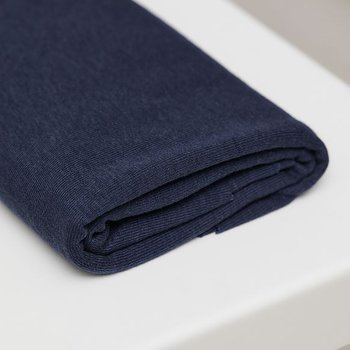TENCEL™ FINE RIB JERSEY - NAVY BLUE