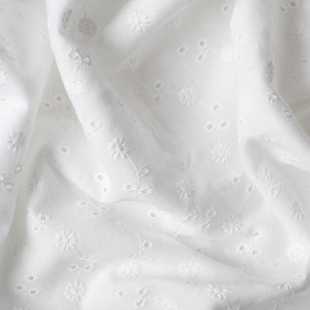 FLORAL EMBROIDERY - WHITE - 2