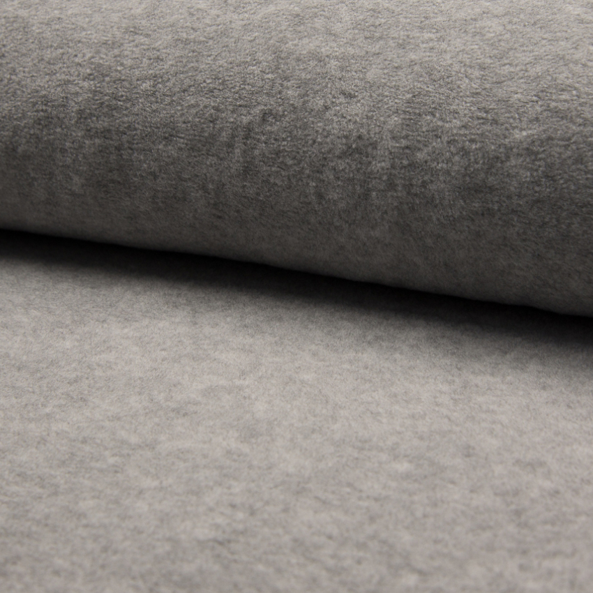 FLEECE 80% BOMULL - GRAY MELANGE
