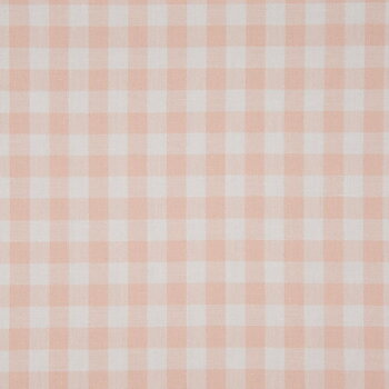 WOVEN COTTON  - LIGHT OLD PINK CHECKS