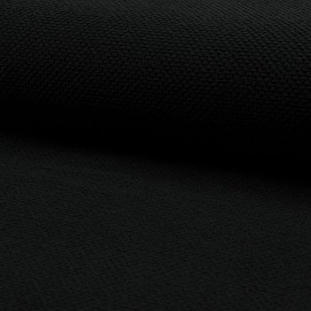 FROTTÉ/WAFFLE BEBE - BLACK