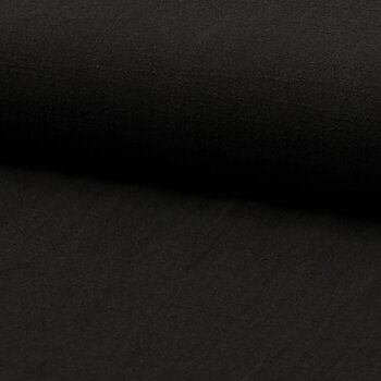 STONEWASHED LINNEN - BLACK