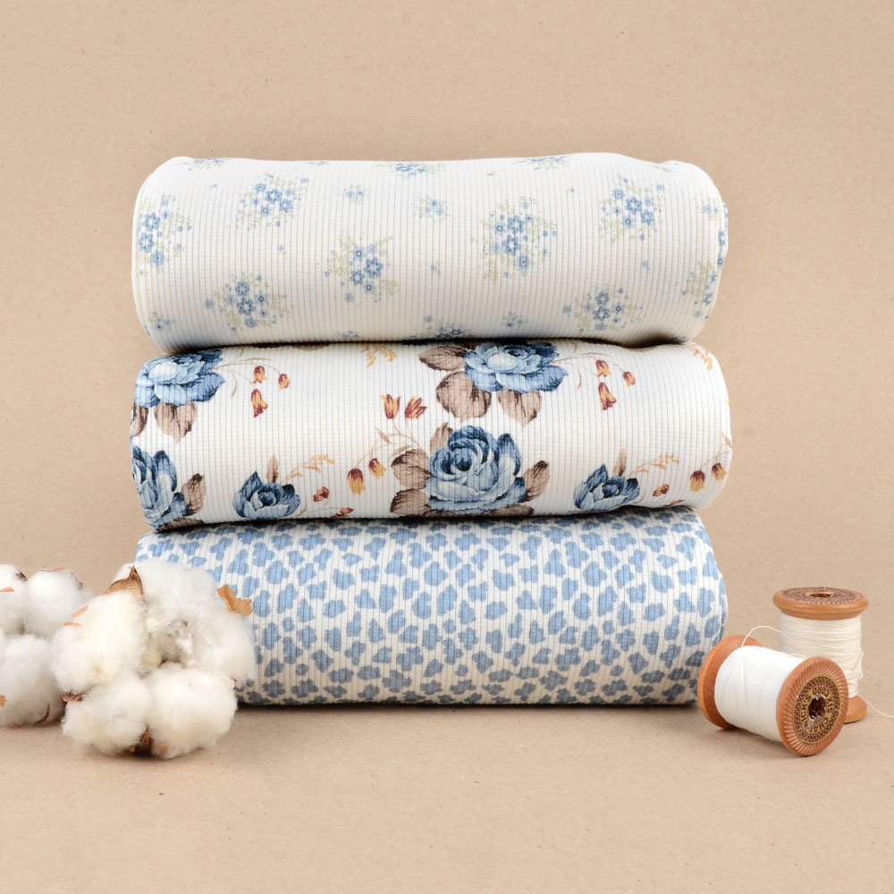 MINI FLOWERS RIBBAD - BLUE - 2