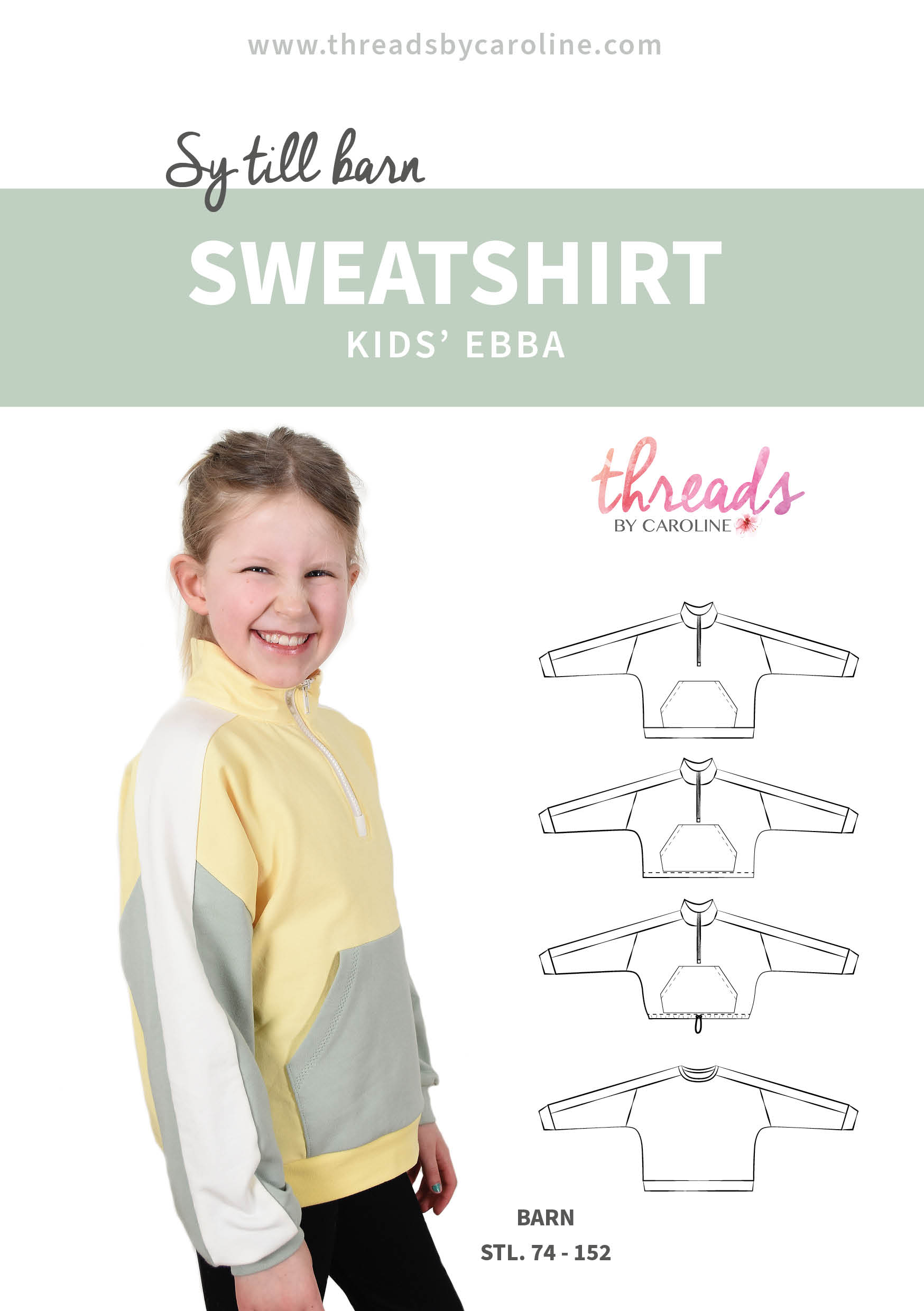 KID'S EBBA - SWEATSHIRT 74-152