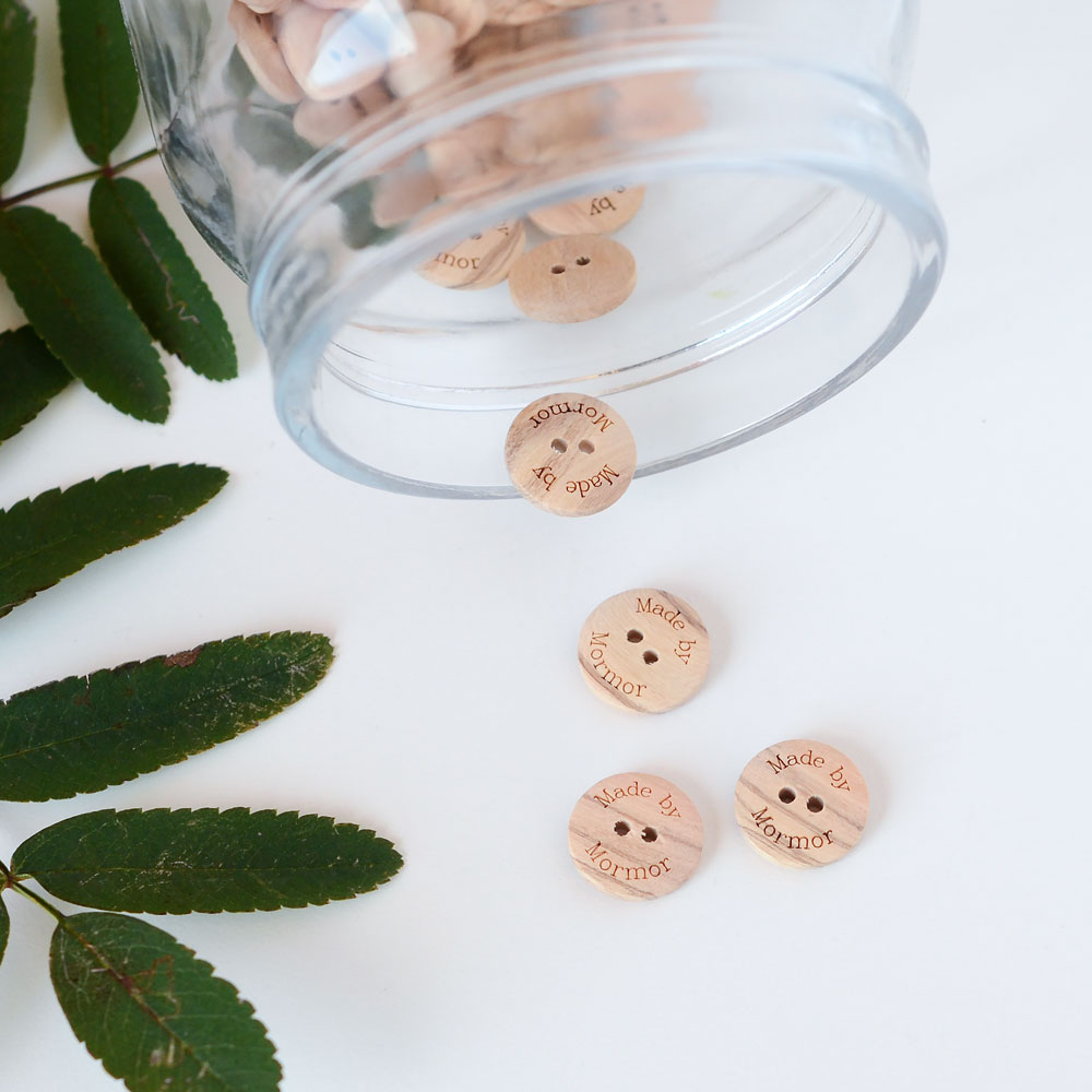 BUTTON MADE BY MORMOR - 18 MM