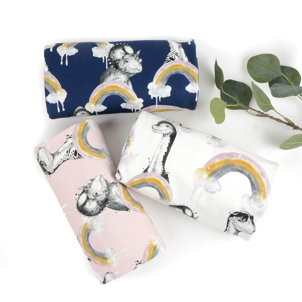 RAINBOW DINOS - PALE PINK - 3