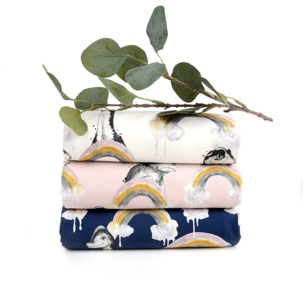 RAINBOW DINOS - PALE PINK - 2