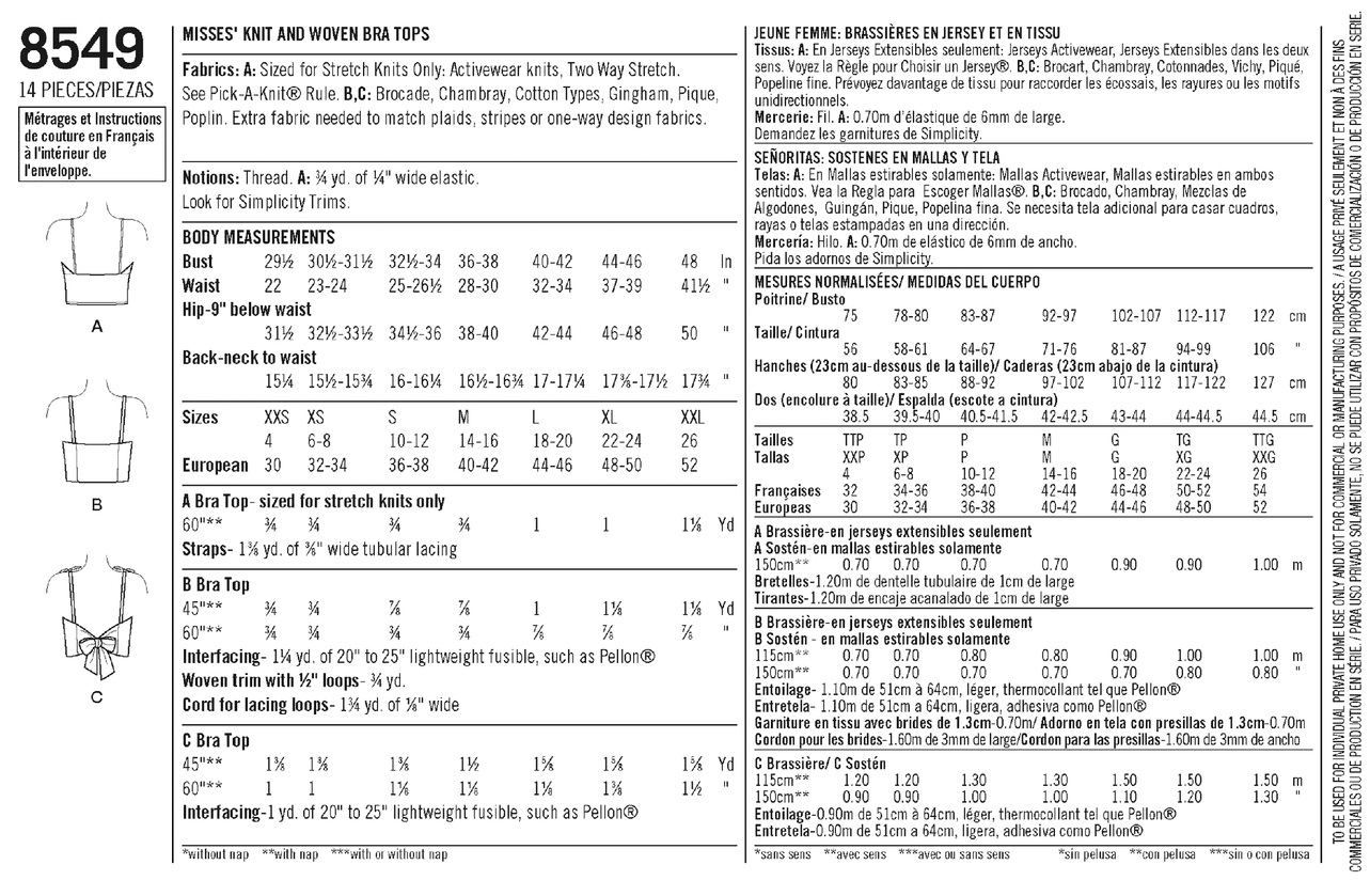 SIMPLICITY - 8549 - 7