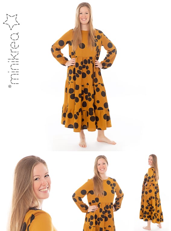 RUFFLE HEM DRESS - MINIKREA 70055 - 3