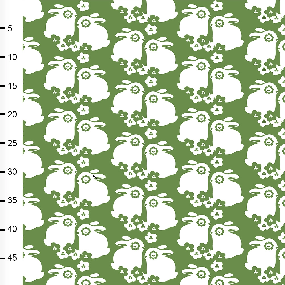 FLOWER BUNNIES - GREEN