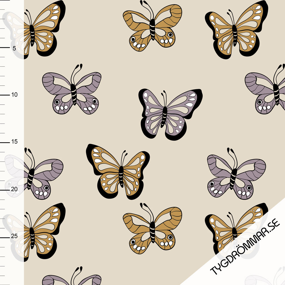 YOU GIVES ME BUTTERFLIES - CURRY/DUSTY LILAC