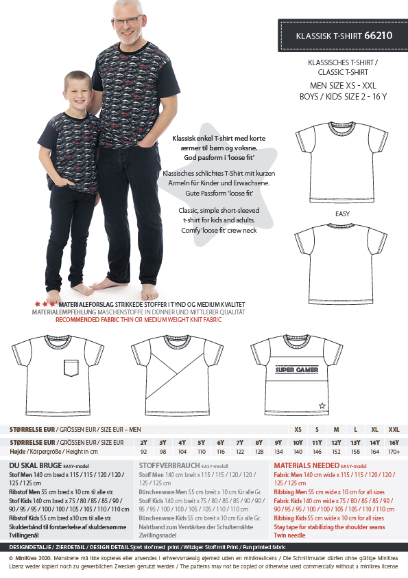 KLASSISK T-SHIRT - MINIKREA 66210 - 2