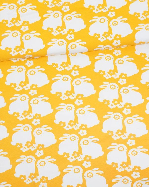 FLOWER BUNNIES  COLLEGE - YELLOW - 4