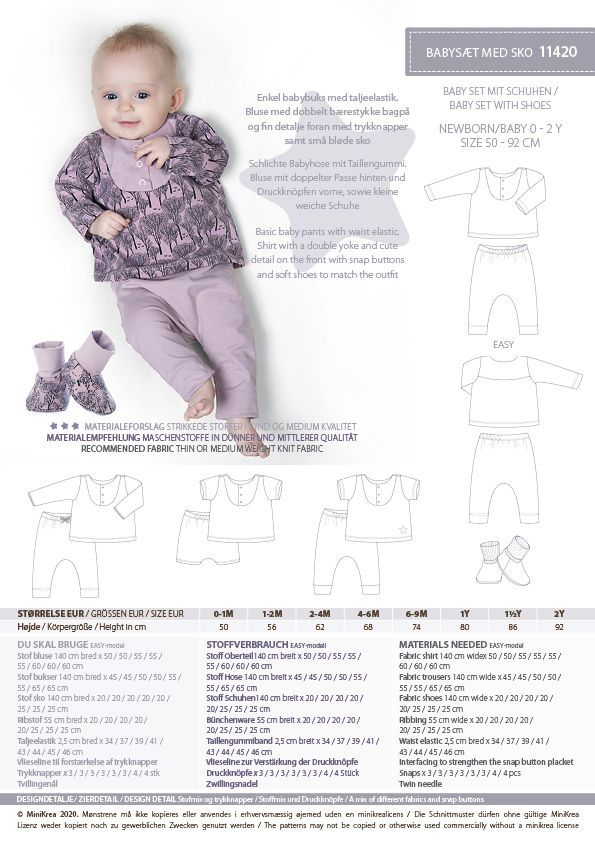 BABY SET M SKO - MINIKREA 11420 - 2
