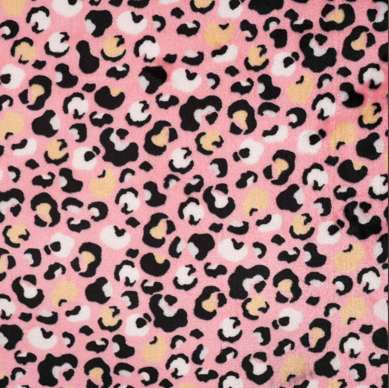 CUDDLE FLEECE - PINK LEO - 3