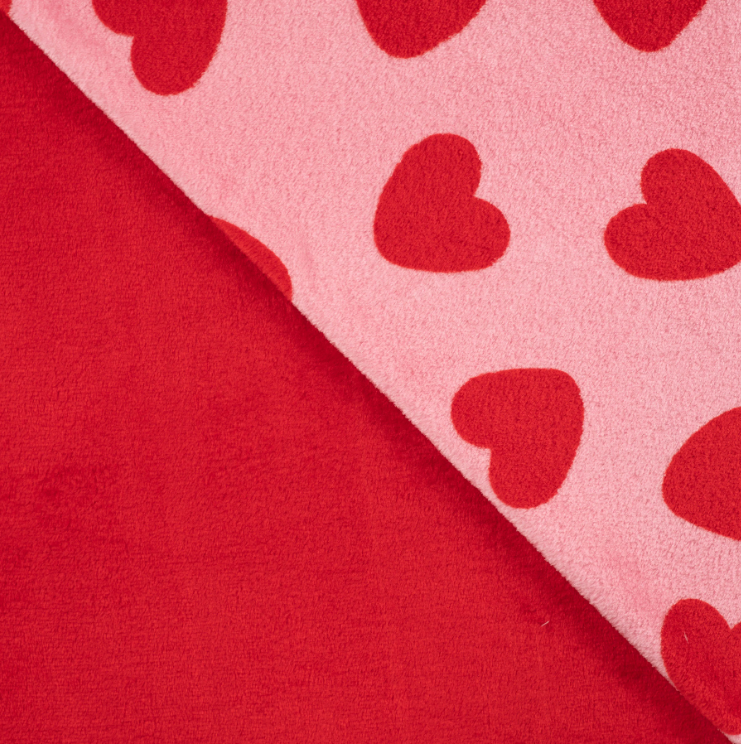 CUDDLE FLEECE - HEARTS - 2