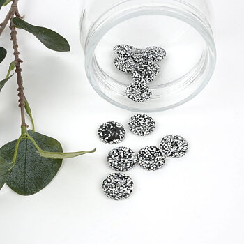 BUTTON 15 MM - BLACK