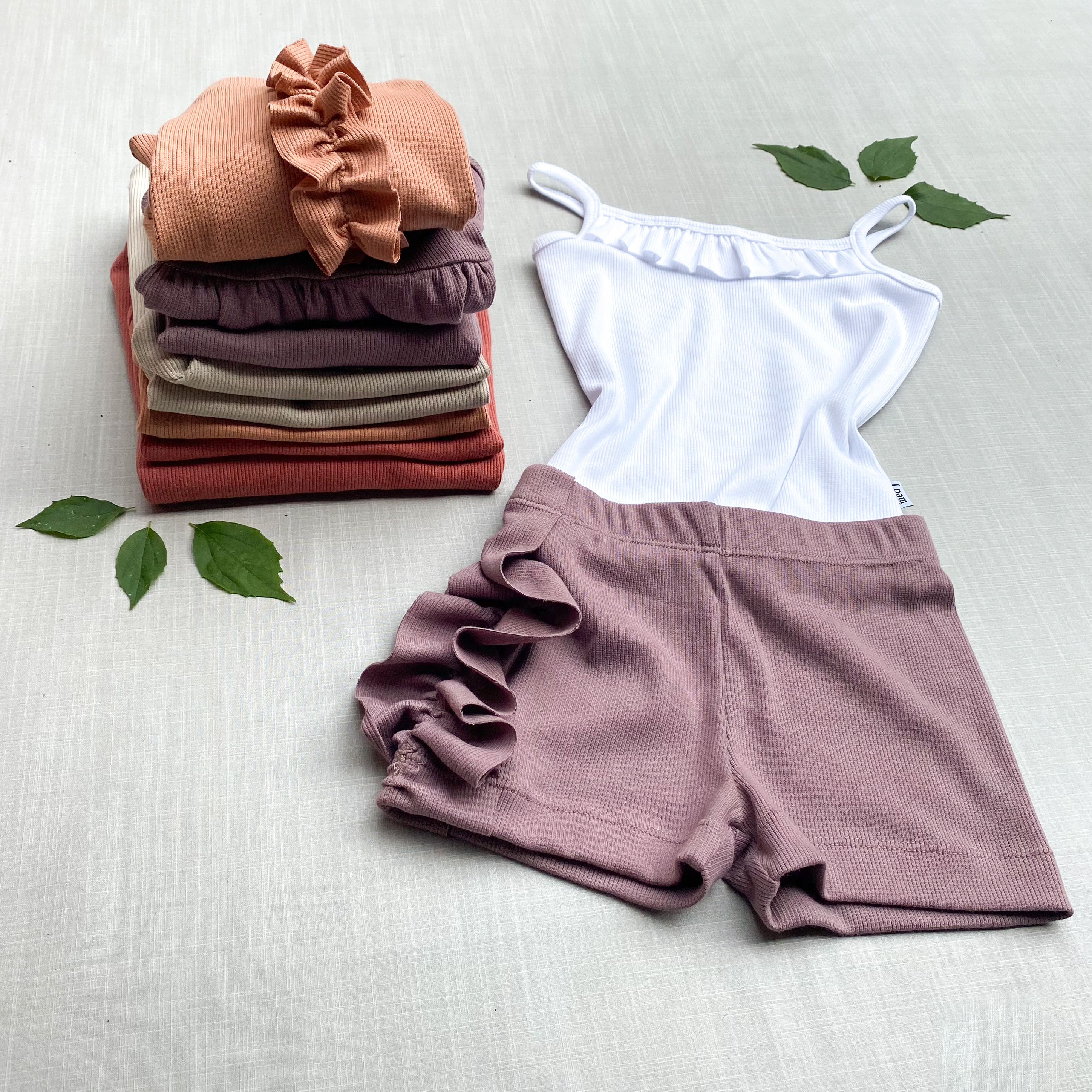 2:SORT - RIBBAD JERSEY - MAUVE (072) - 7