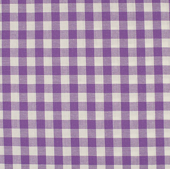 WOVEN COTTON  - PURPLE CHECKS