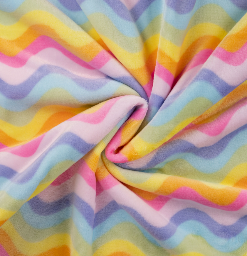 CUDDLE FLEECE - RAINBOW - 4