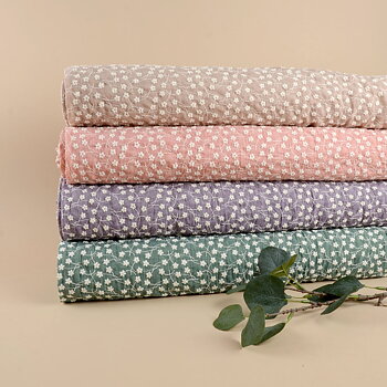 MUSLIN MINI FLOWER - ROSE