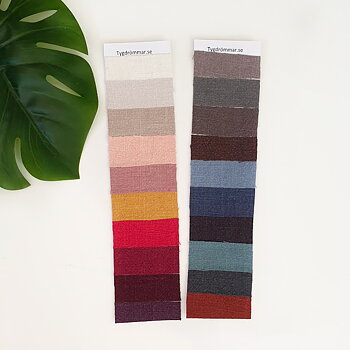 COLOR CHART - STONEWASHED LINNEN