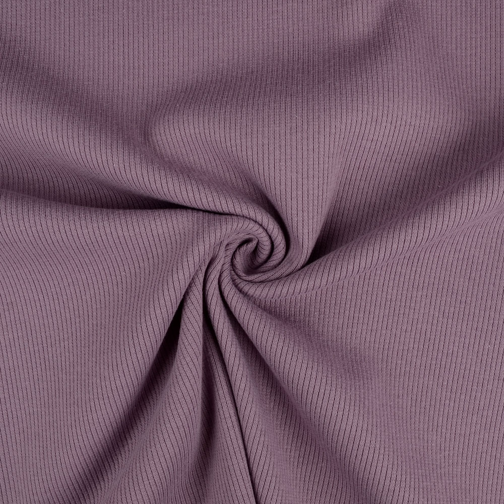 RIBBED JERSEY - DUSTY LILAC