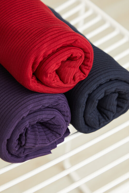 DERBY RIBBED - DARK PURPLE - 2