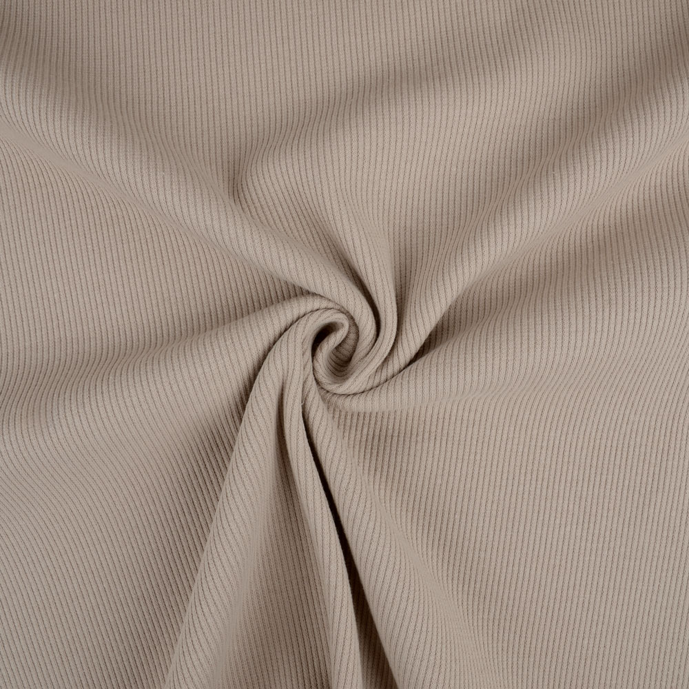 RIBBAD JERSEY - LIGHT TAUPE