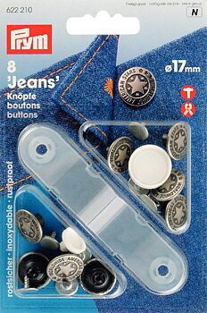 JEANSKNAPP - 17MM STAR