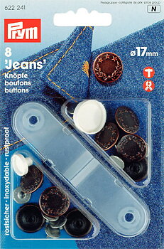 JEANSKNAPP - 17MM KOPPAR