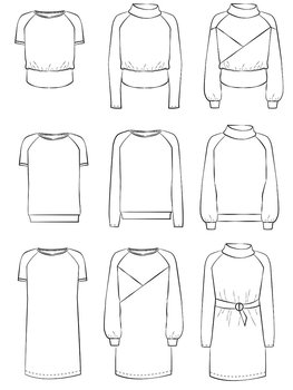 HANNA - SWEATSHIRT & DRESS