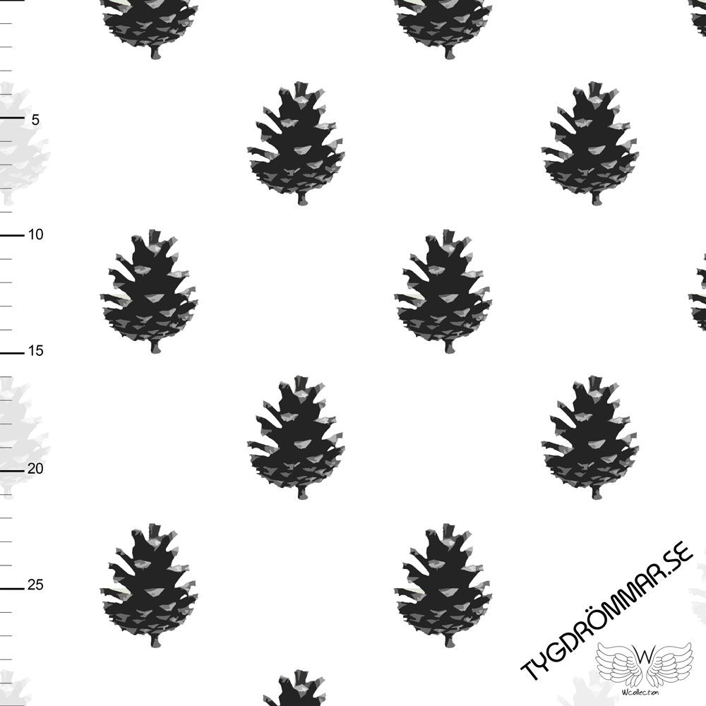 VÄVD BOMULL - PINE CONE