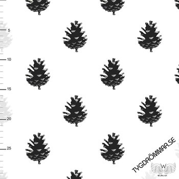 VÄVD BOMULL - PINE CONE
